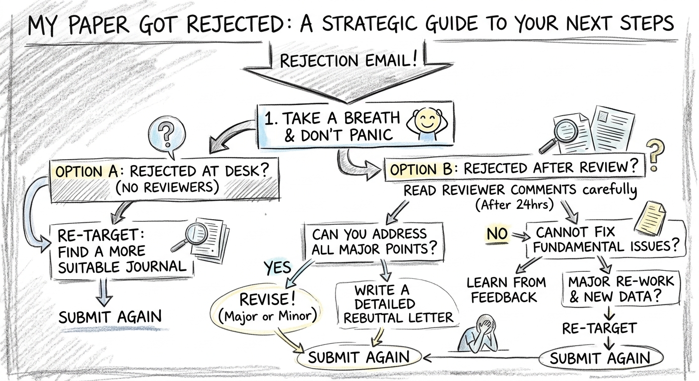 My Paper Got Rejected: A Strategic Guide to Your Next Steps